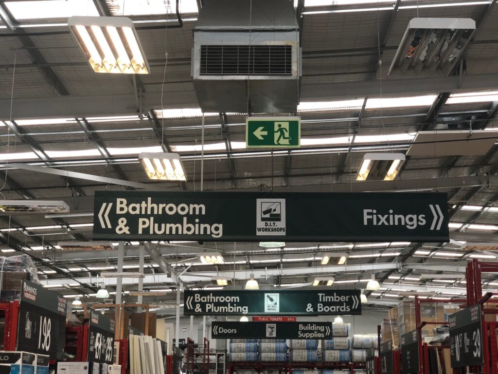 Bunnings Smarterlite Exit Sign