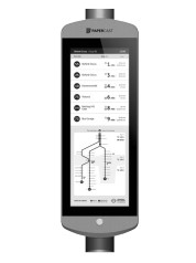 Papercast 23" model E-Paper Timetable for Public Transport